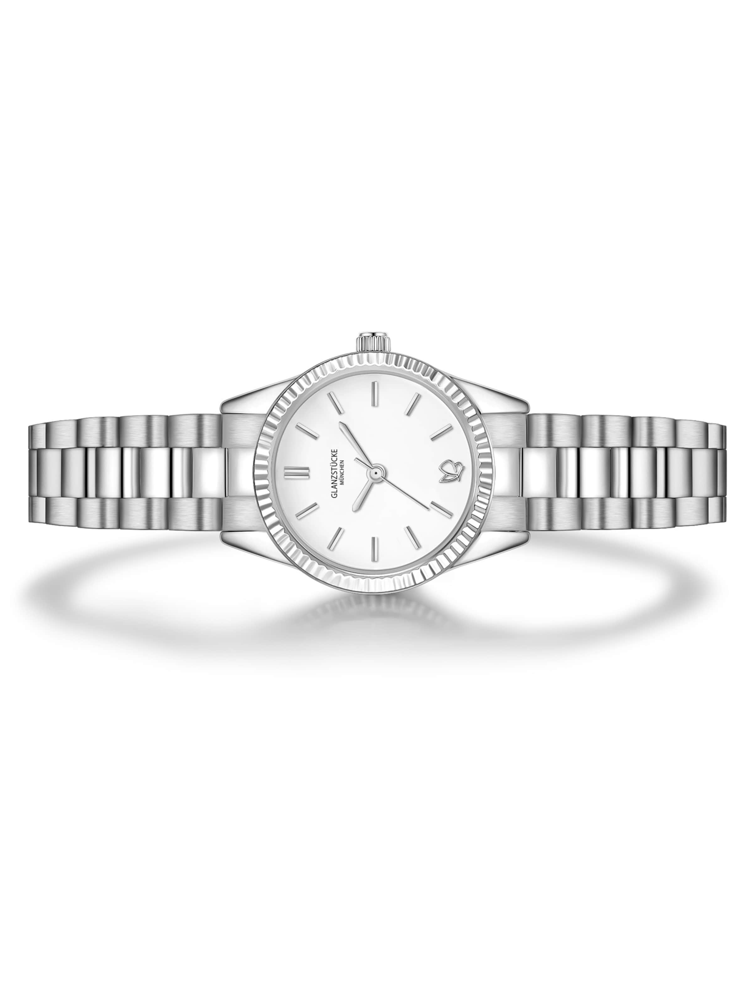 Glanzstücke München - Reloj analógico en plata