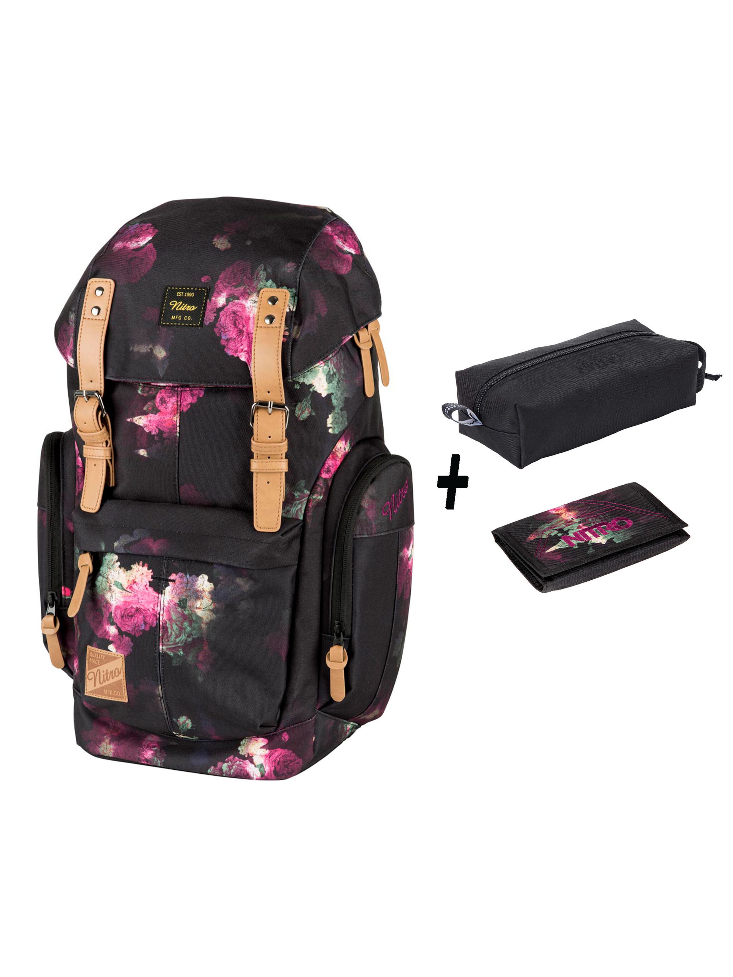 NITRO Backpack 'SET DAYPACKER' in Black: front