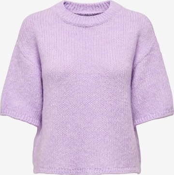 Pull-over 'JDYLinea' JDY en violet : devant
