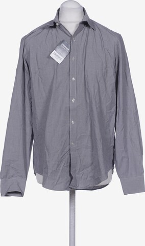 DKNY Button Up Shirt in L in Grey: front