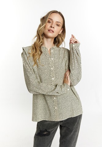 DreiMaster Vintage Bluse 'Imane' in Beige: Vorderseite