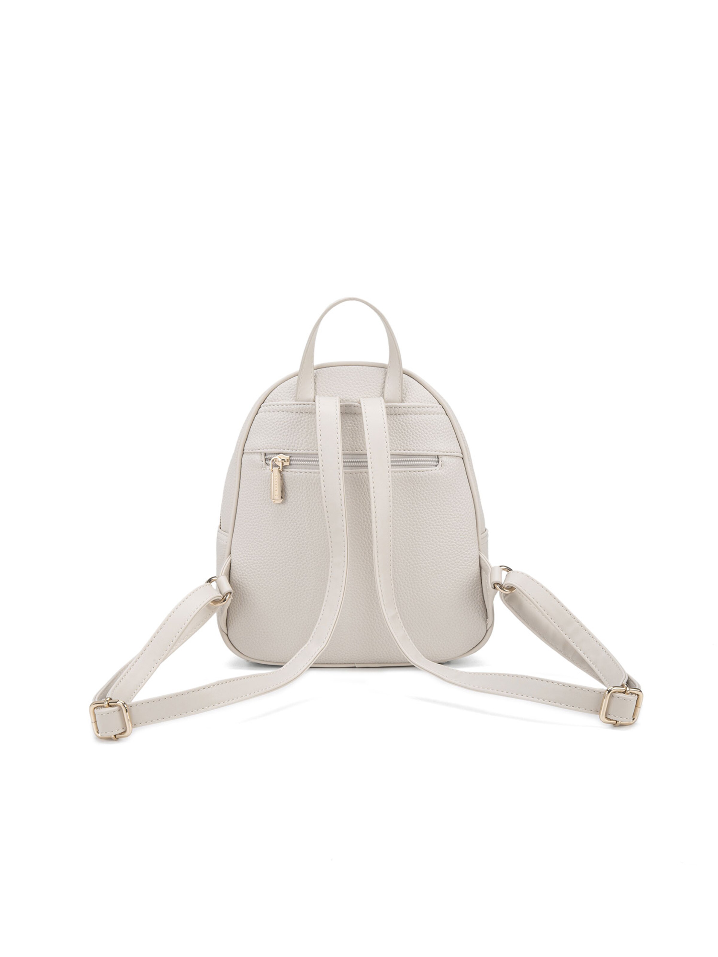 Zaino 'Zaino Donna Vegan Leather con Zip e Tasche Organizzate - Diana & Co' di Diana&Co. in beige