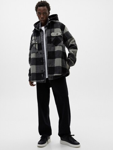 Pull&Bear Between-season jacket in Black