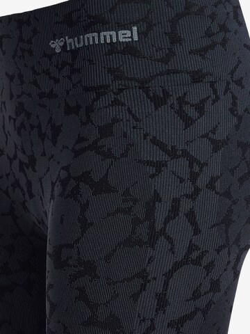 Hummel Skinny Sporthose 'MT PI SEAMLESS' in Schwarz