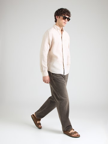 FYNCH-HATTON Klasický střih Košile – béžová