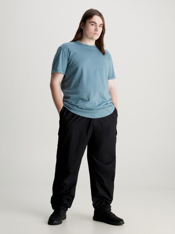 T-Shirt Calvin Klein Jeans Plus en bleu
