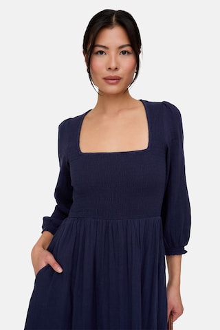 lily and lionel Kleid 'Pippa Shirred Bodice' in Blau