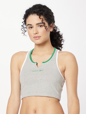 Reebok - Bustier Sujetador deportivo 'Rie' en gris: frente