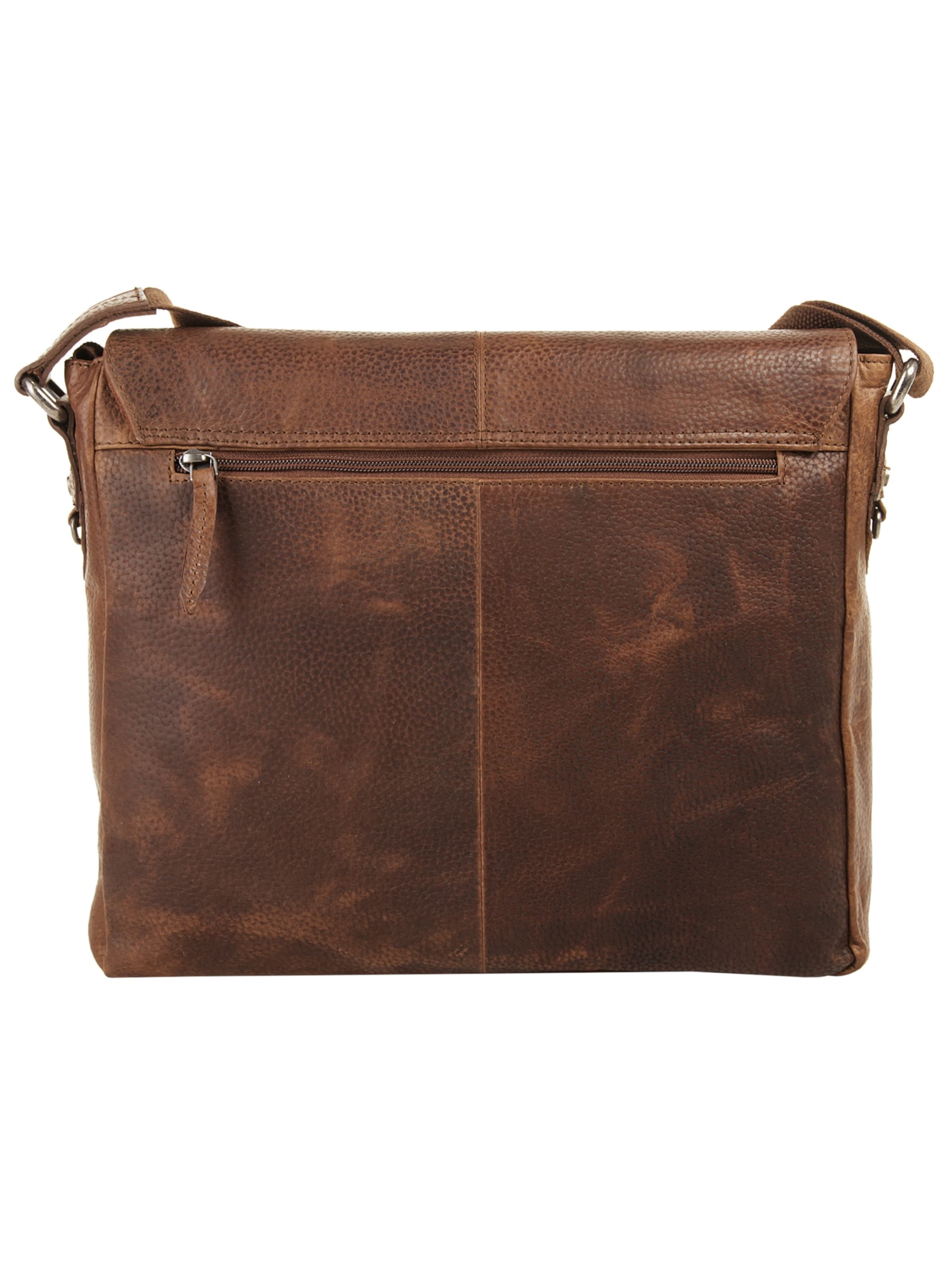 BODENSCHATZ Messenger 'Bodenschatz Umhängetasche' in Brown