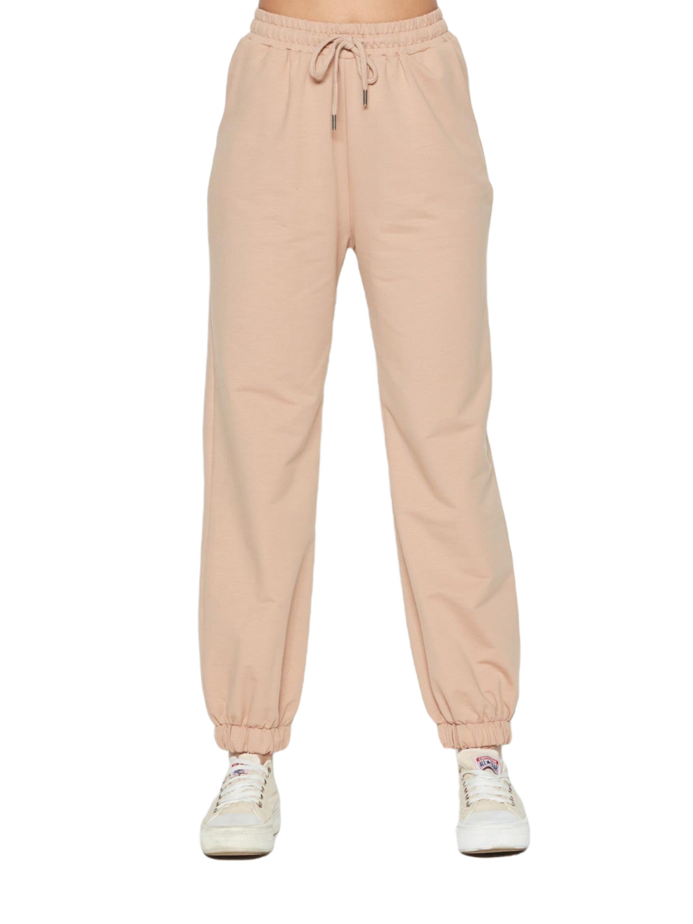 C&City Tapered Broek in Bruin: voorkant