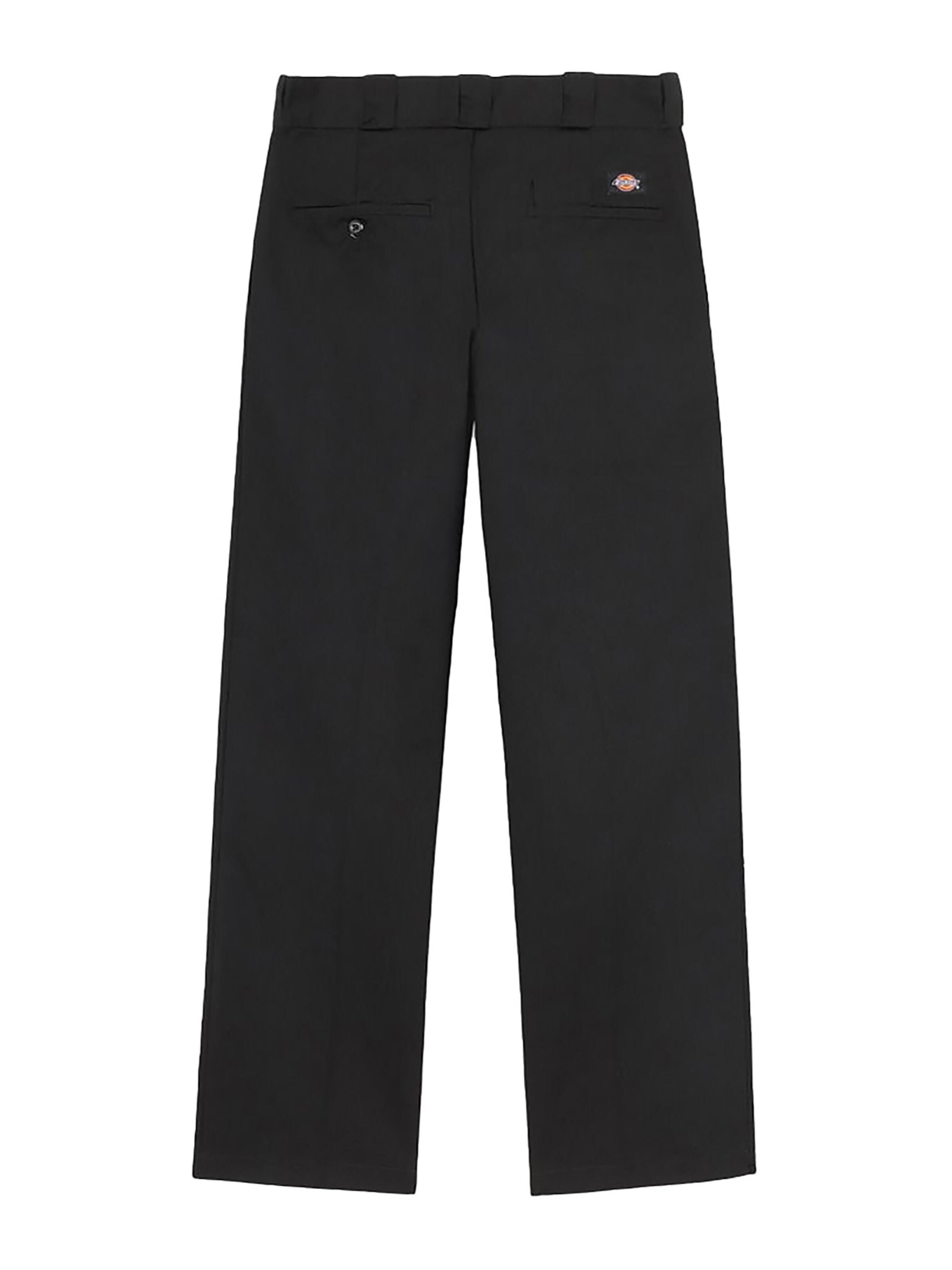 DICKIES Regular Pleat-Front Pants '874 Work' in Black