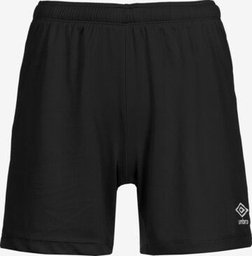 UMBRO Loose fit Workout Pants 'Club' in Black: front