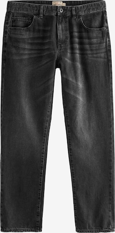 Next Regular Jeans in Black: front