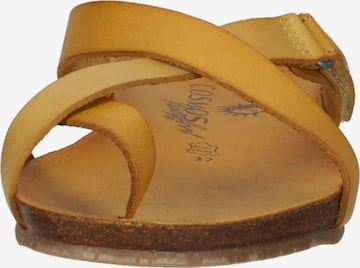 COSMOS COMFORT Mules in Yellow