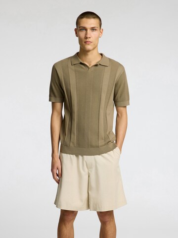 SELECTED HOMME Sweater 'CHANNING' in Green: front