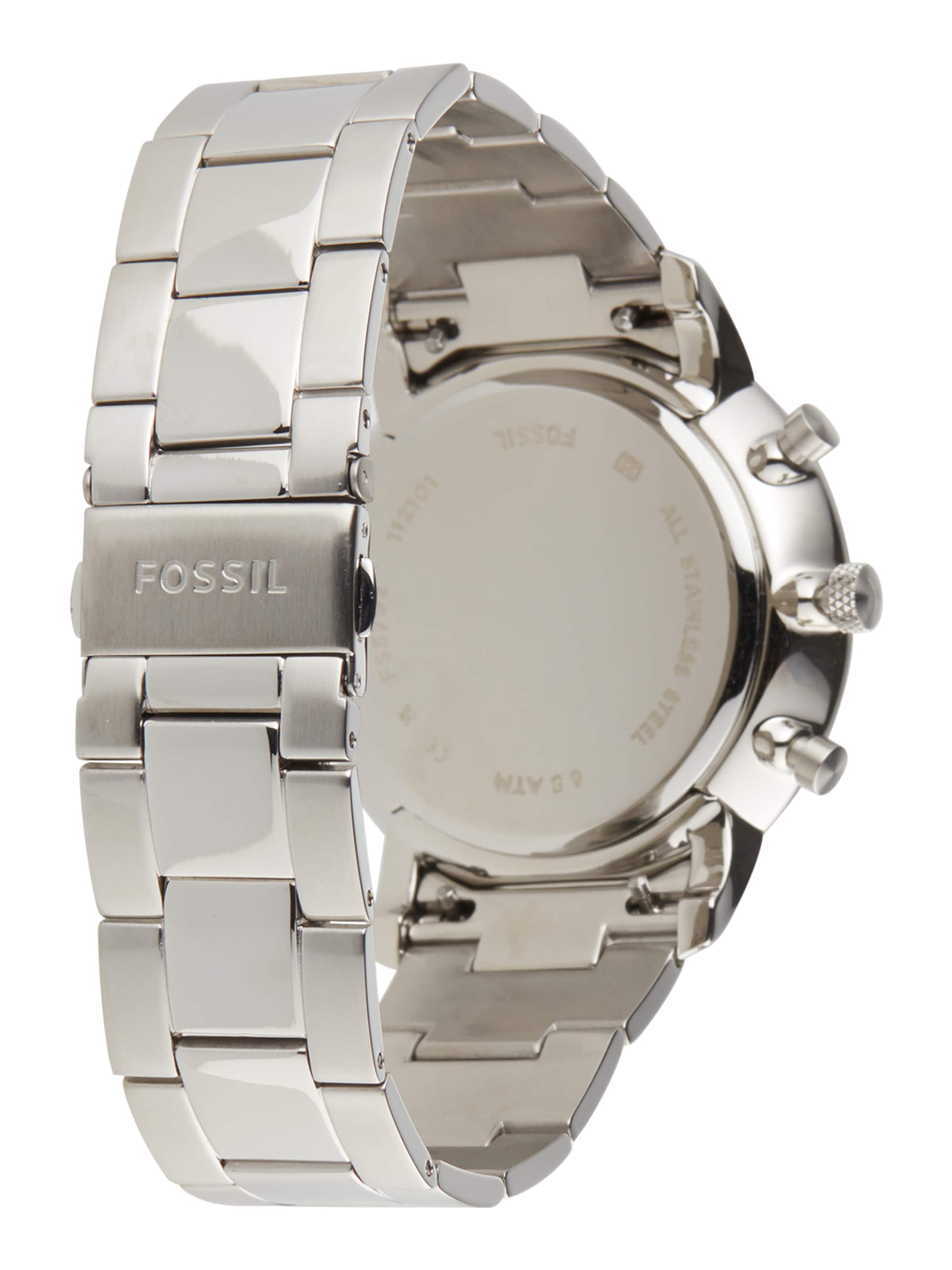 FOSSIL Analog klocka i silver