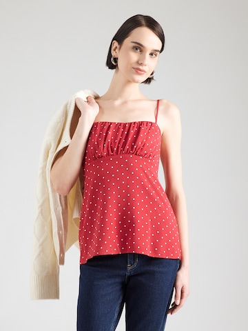 HOLLISTER Top - Červená: predná strana