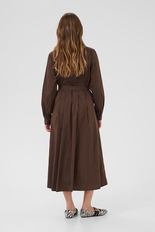 CULTURE Shirt dress 'Elna' in Brown