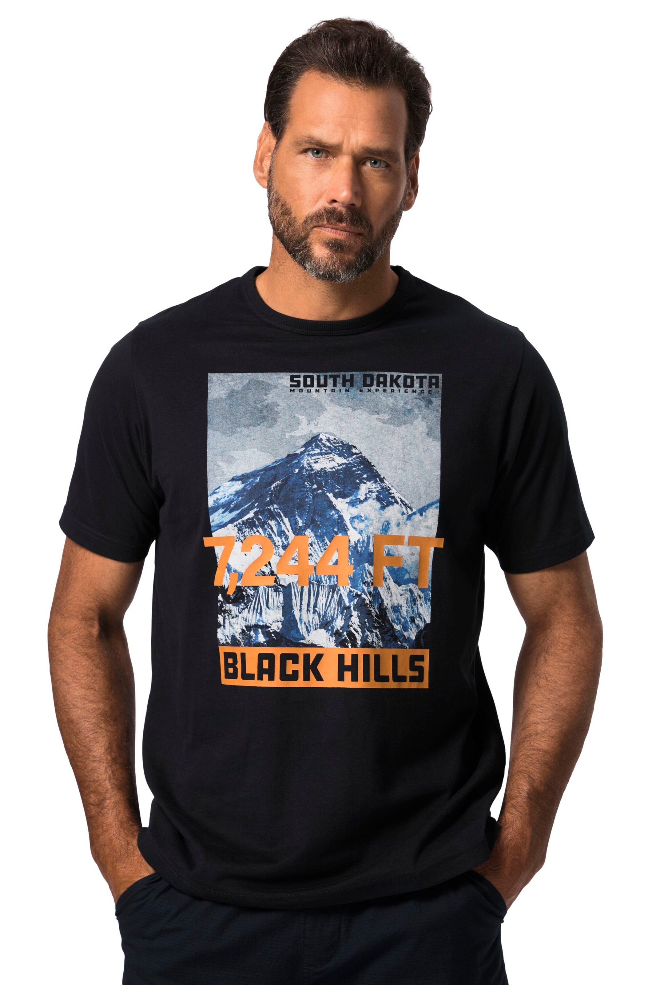 T-Shirt JAY-PI en noir : devant