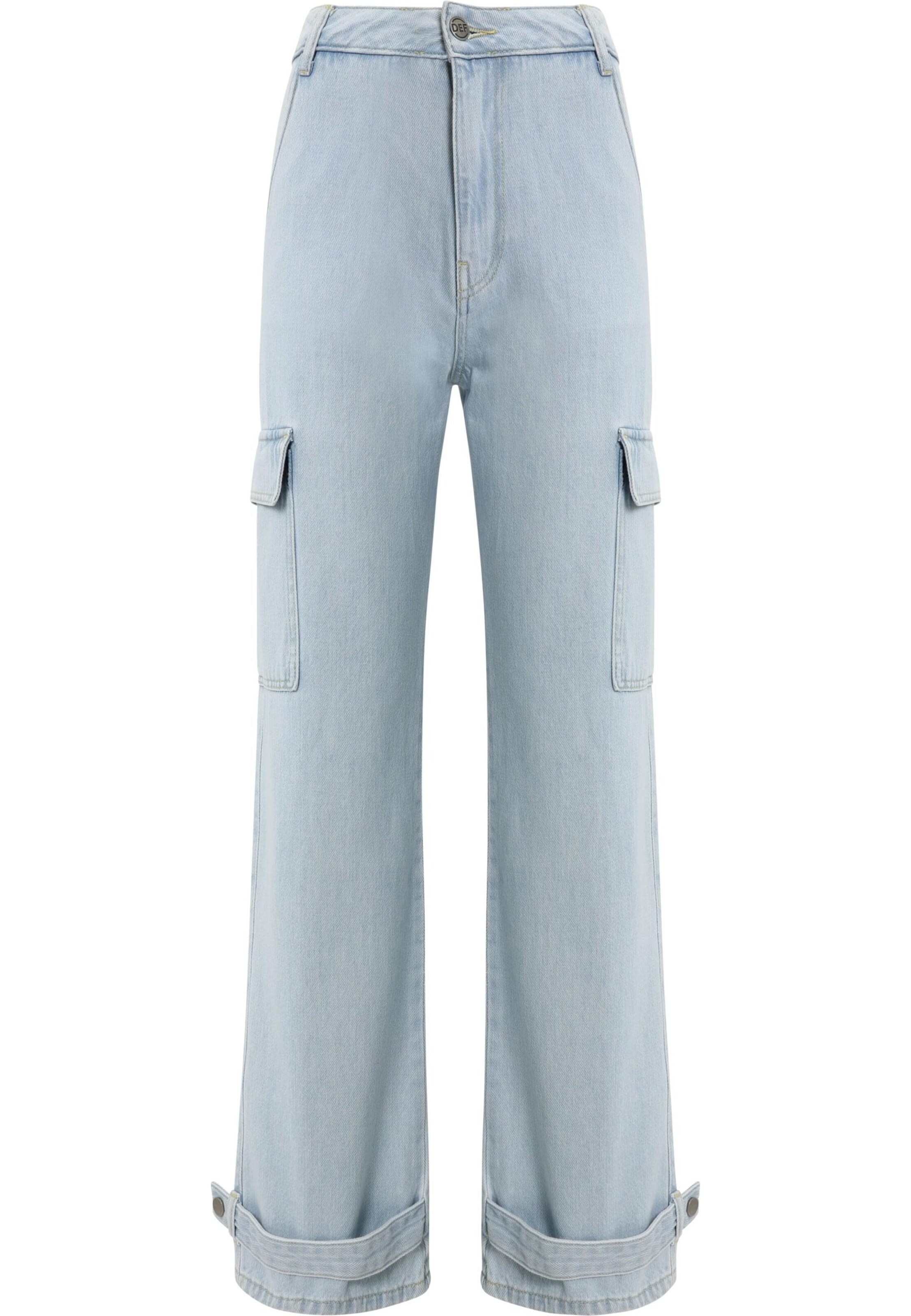 DEF Джинсы-карго в Синий: спереди
