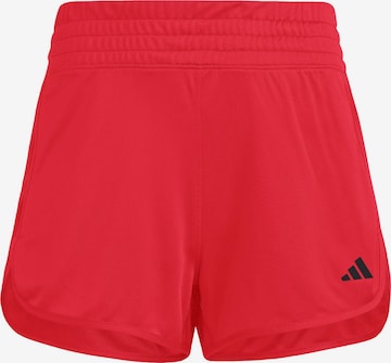 ADIDAS PERFORMANCE Sports trousers 'Pacer Essentials' in Red: front