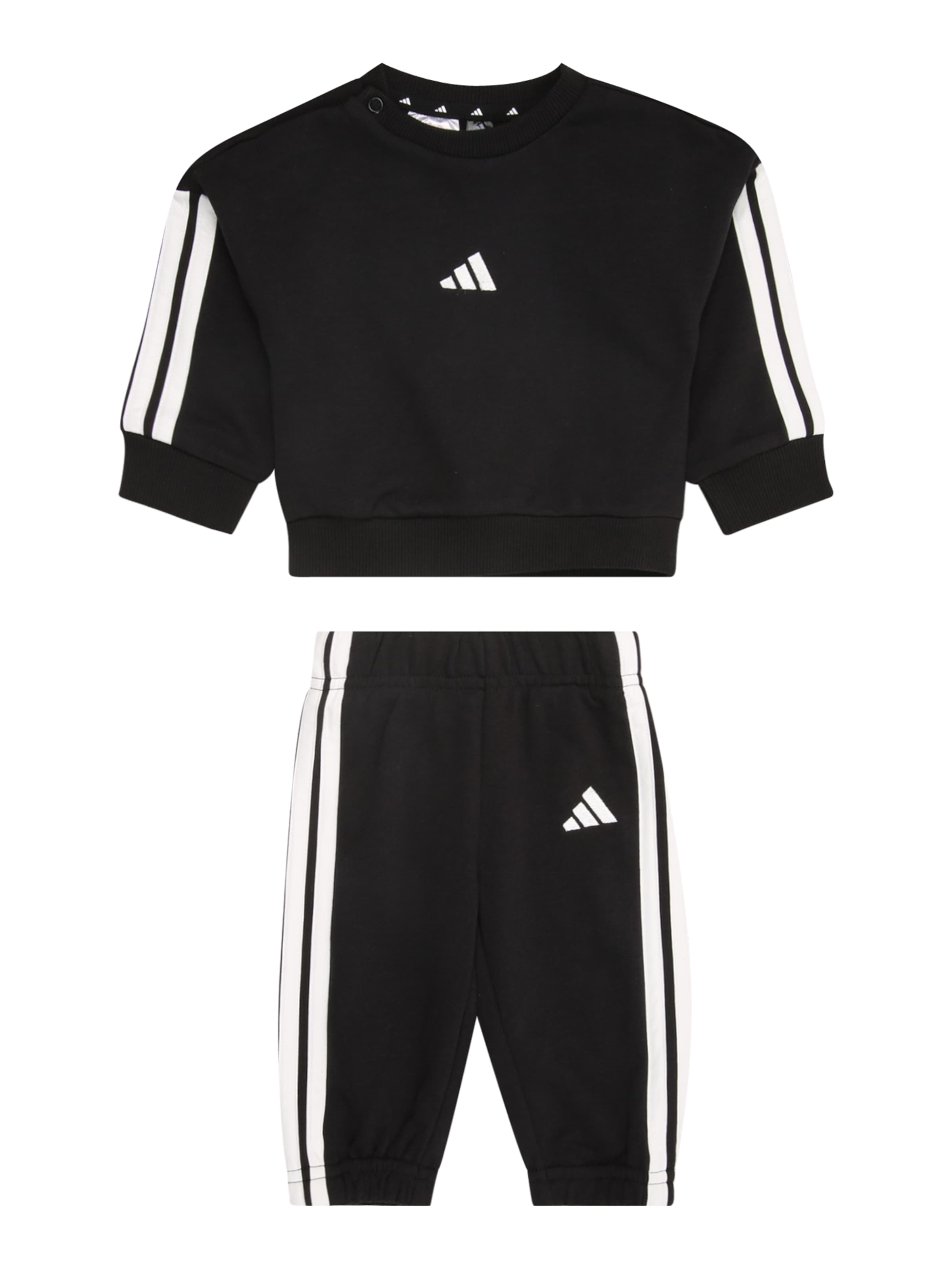 ADIDAS SPORTSWEAR Φόρμα 'Essentials' σε μαύρο: μπροστά