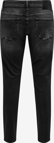 Slimfit Jeans 'Loom' di Only & Sons in nero