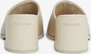 Calvin Klein Mules in White