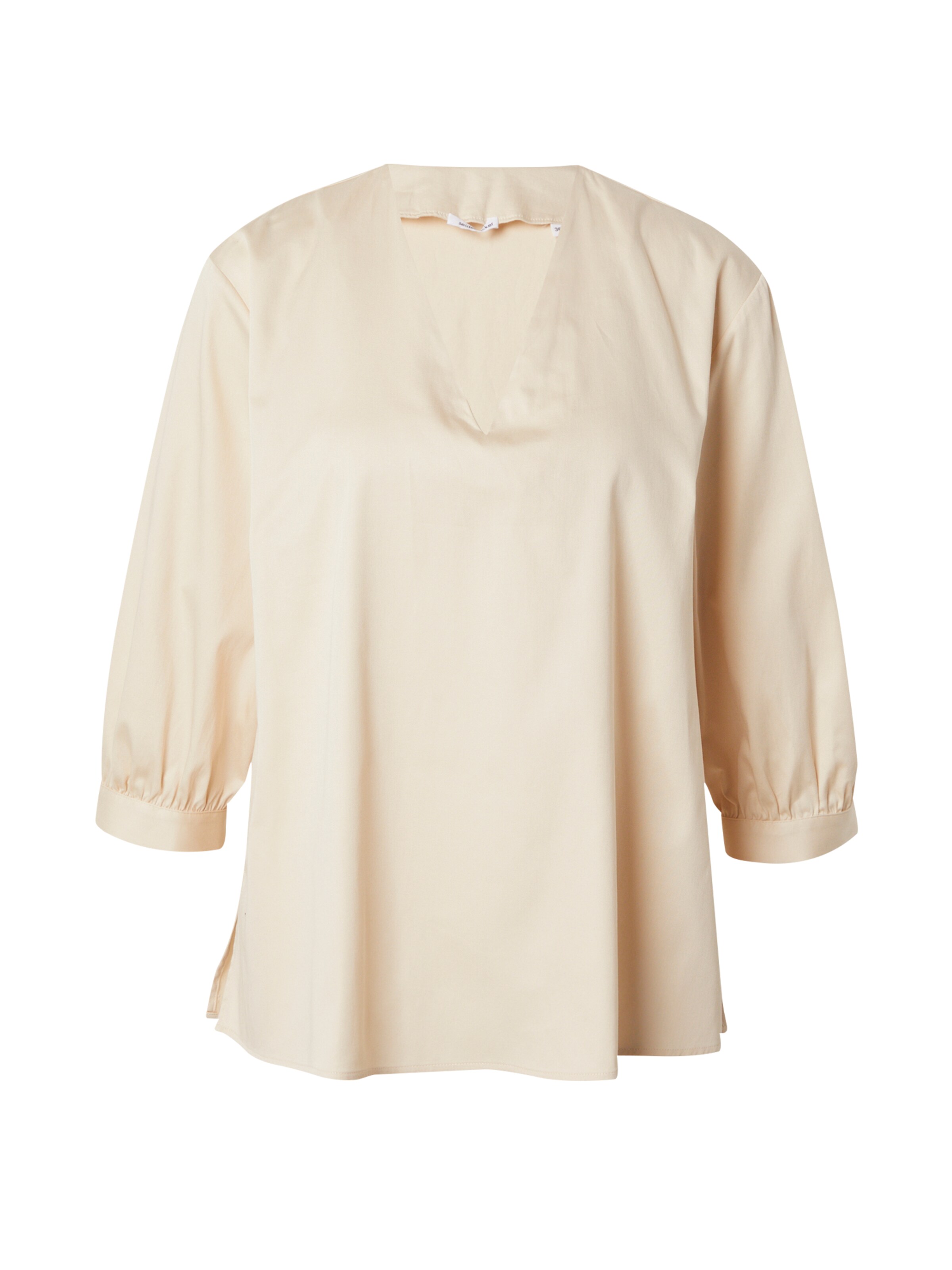 SEIDENSTICKER Blouse 'Schwarze Rose' in Beige: front