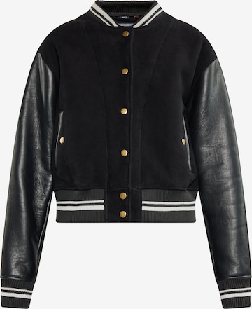 Giacca di mezza stagione di DreiMaster Vintage in nero: frontale