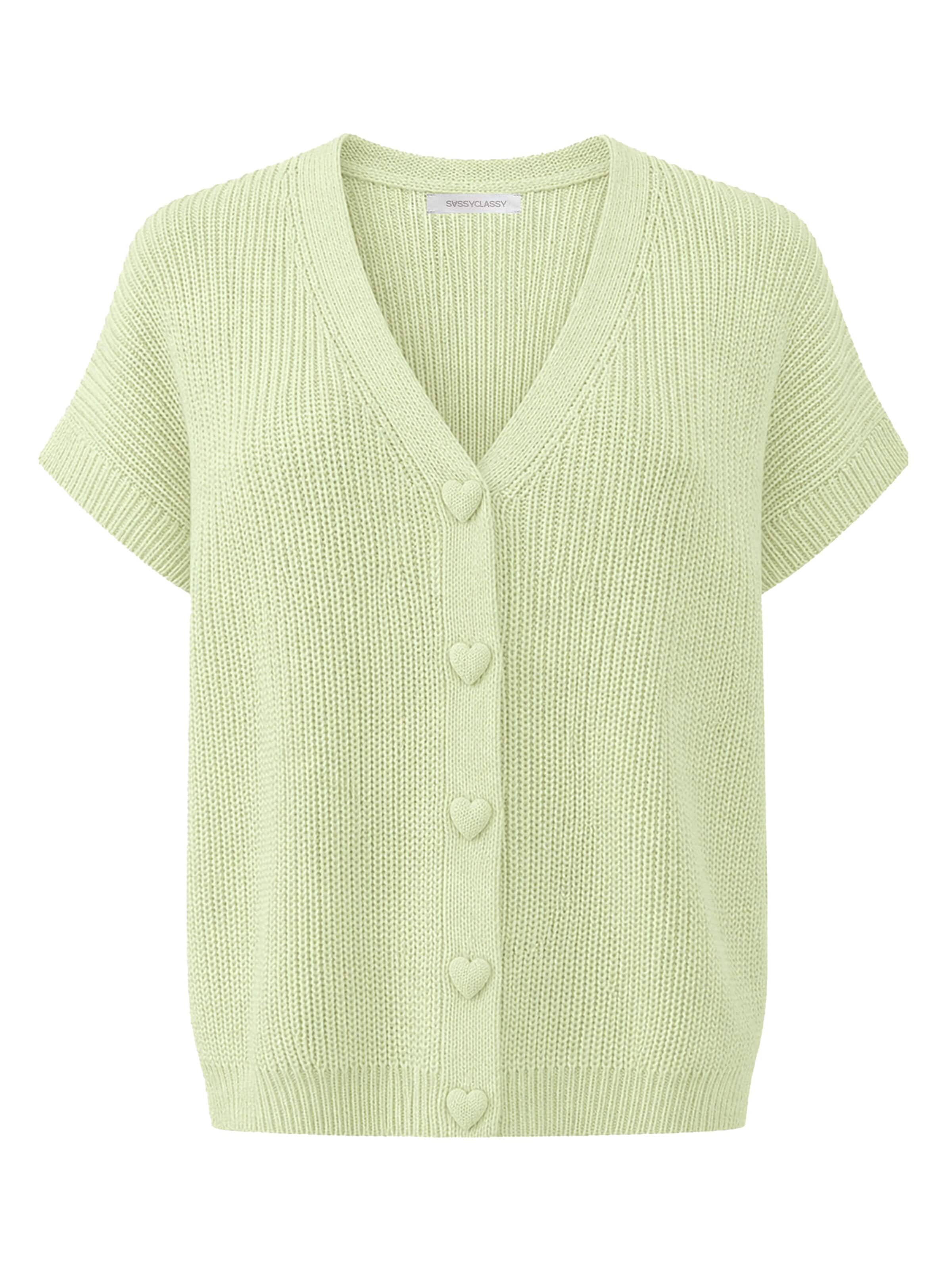 SASSYCLASSY Vest in Green: front