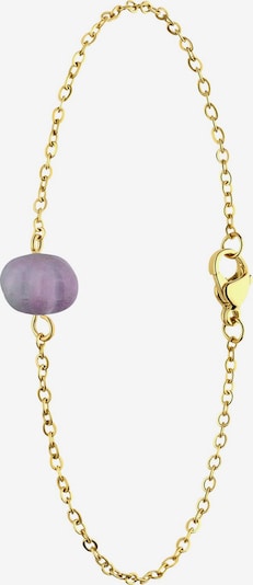Lucardi Armband in gold / lila, Produktansicht