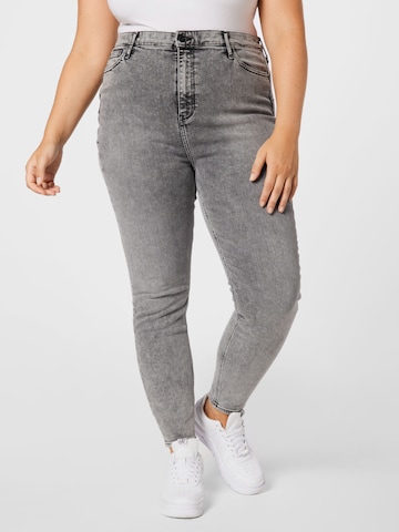 River Island Plus Skinny Jeans in Grey: front