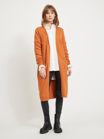 VILA Strickjacke 'VIRil' in Orange: Vorderseite