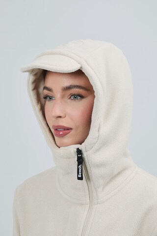 BENCH Fleece Jacket 'Ninja' in Beige