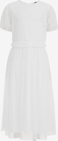 WE Fashion Klänning i vit: framsida