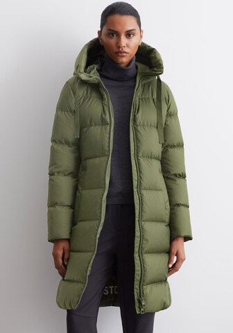 Marc O'Polo Winter Coat in Green: front