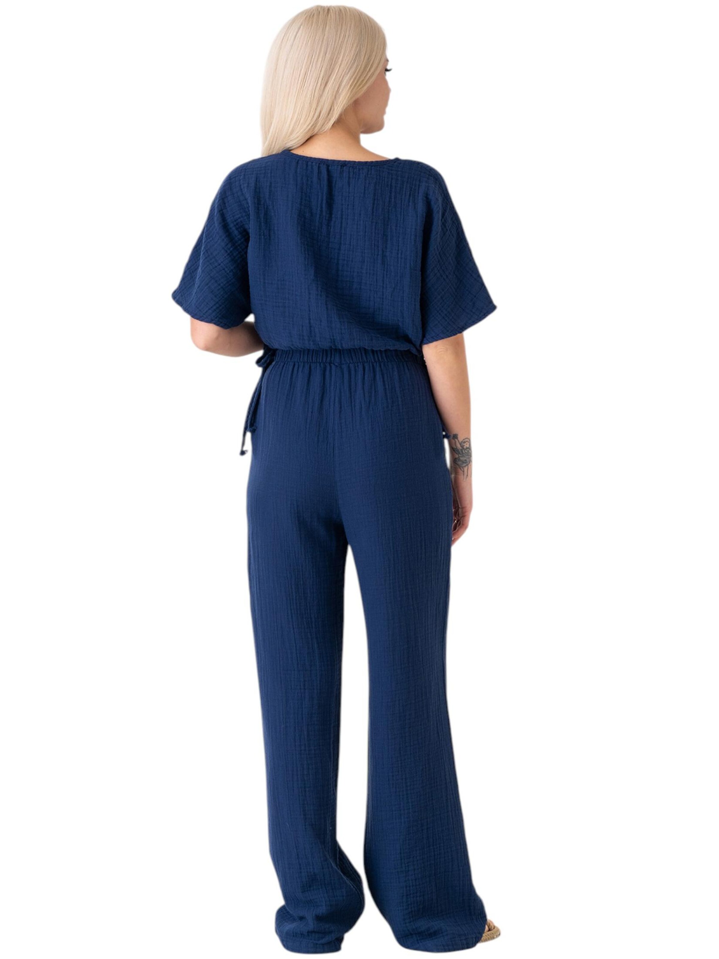 WENOR Wide Leg Bukser 'Eleni' i blå