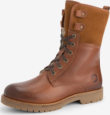 Travelin Veterlaarzen 'Kongea' in Bruin: voorkant
