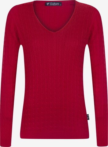 DENIM CULTURE Sweater 'Verla' in Red: front