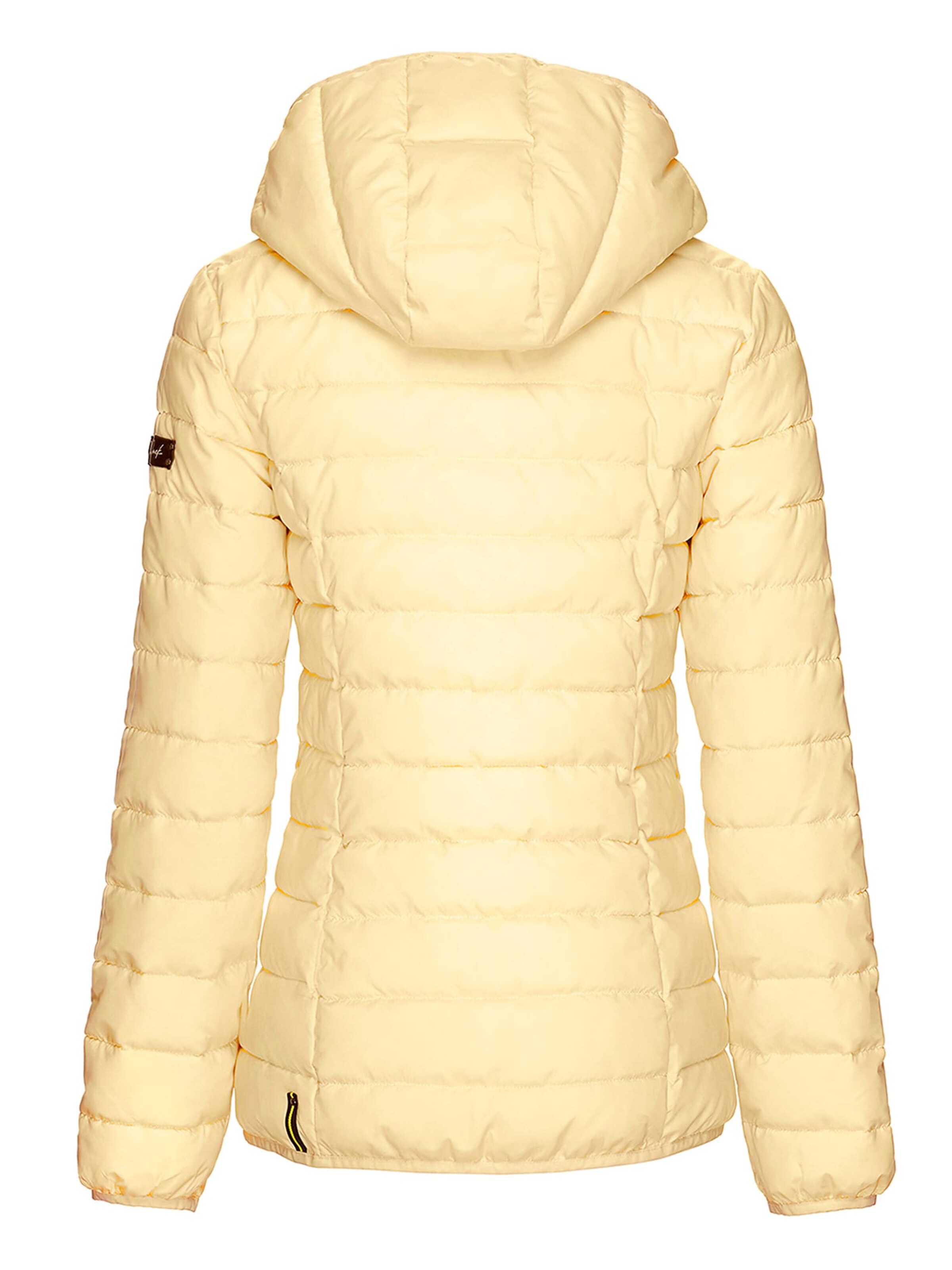 Frauen Jacken Happy Duck Übergangsjacke 'CUDDLY' in Pastellgelb, Hellgelb - GL31682 Frauen Jacken Happy Duck Übergangsjacke 'CUDDLY' in Pastellgelb, Hellgelb - GL31682