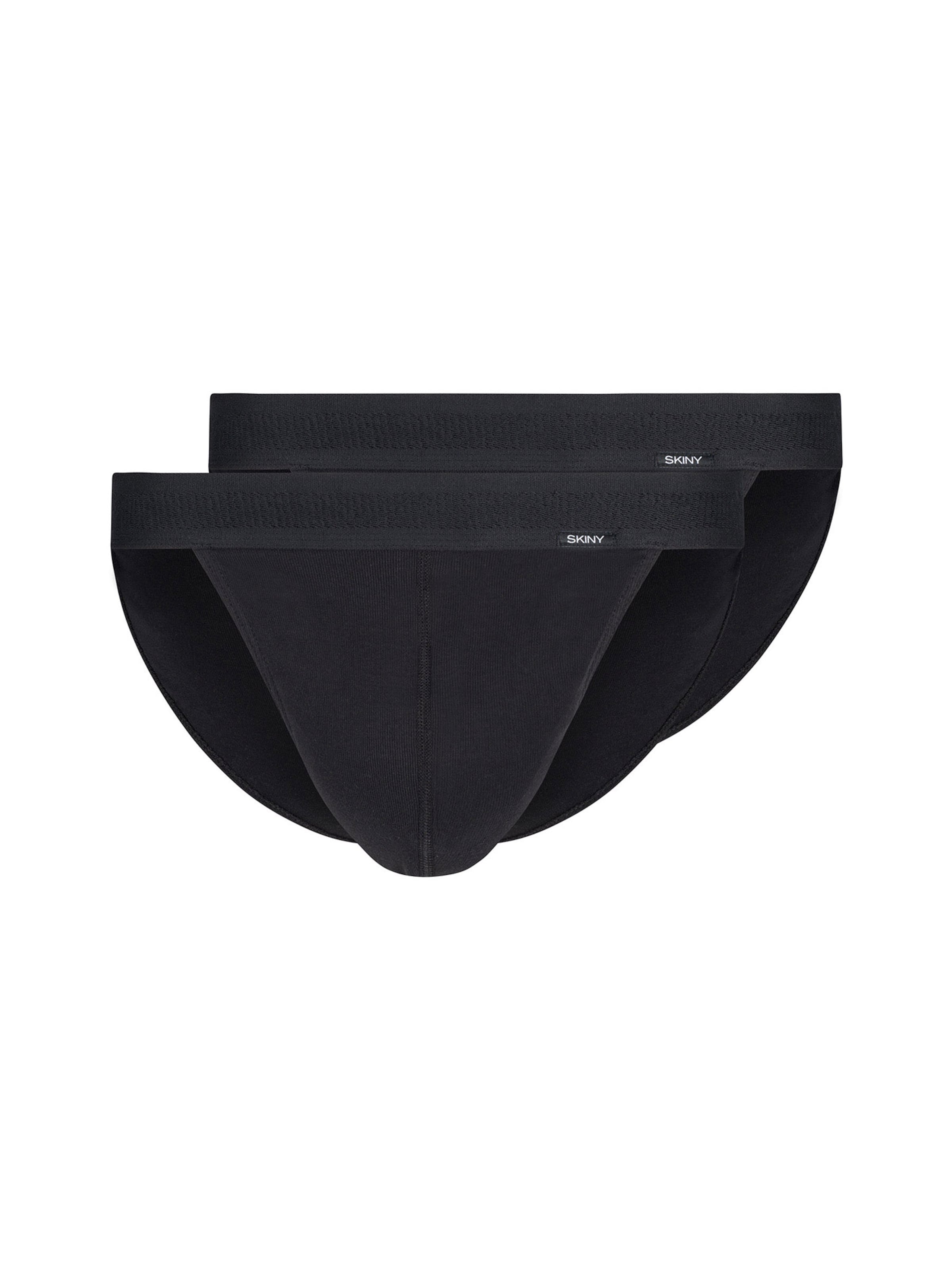 Skiny Slip in Black: front