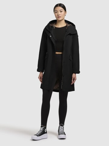 Cappotto di mezza stagione ' YEAL ' di khujo in nero