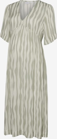 MAMALICIOUS Mekko 'MLPolly' värissä khaki / villanvalkoinen, Tuotenäkymä