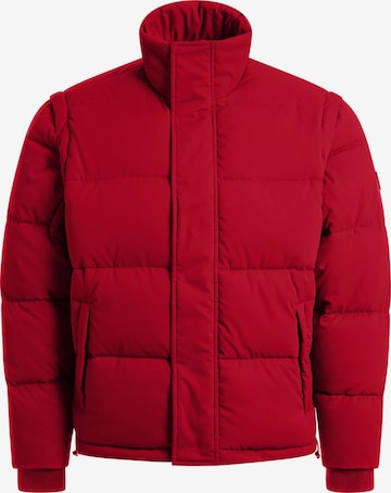 GUESS Winter Jacket in Red: front