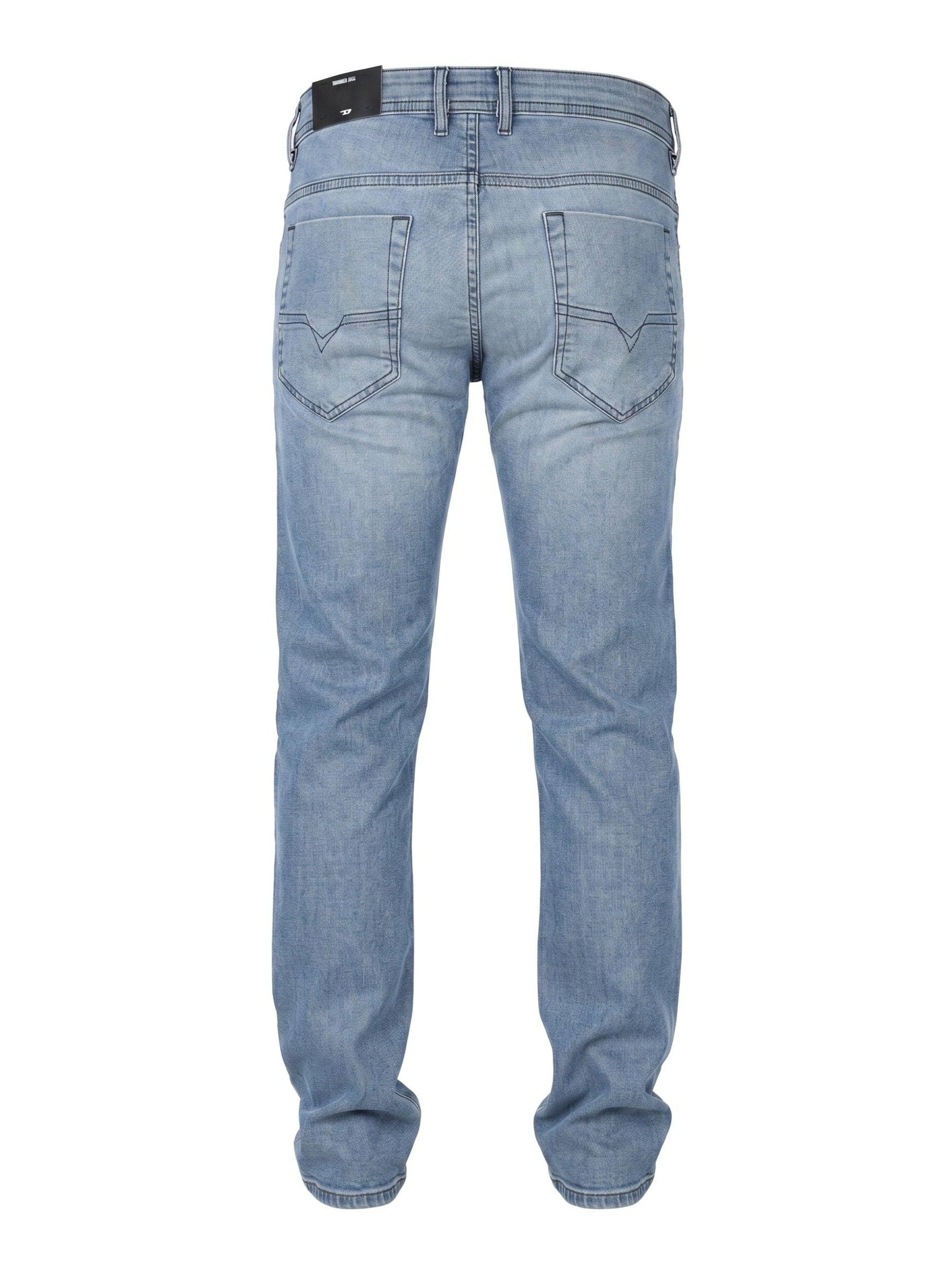 Coupe slim Jean 'THOMMER JOGGJEANS Superstretch & Supersoft' DIESEL en bleu