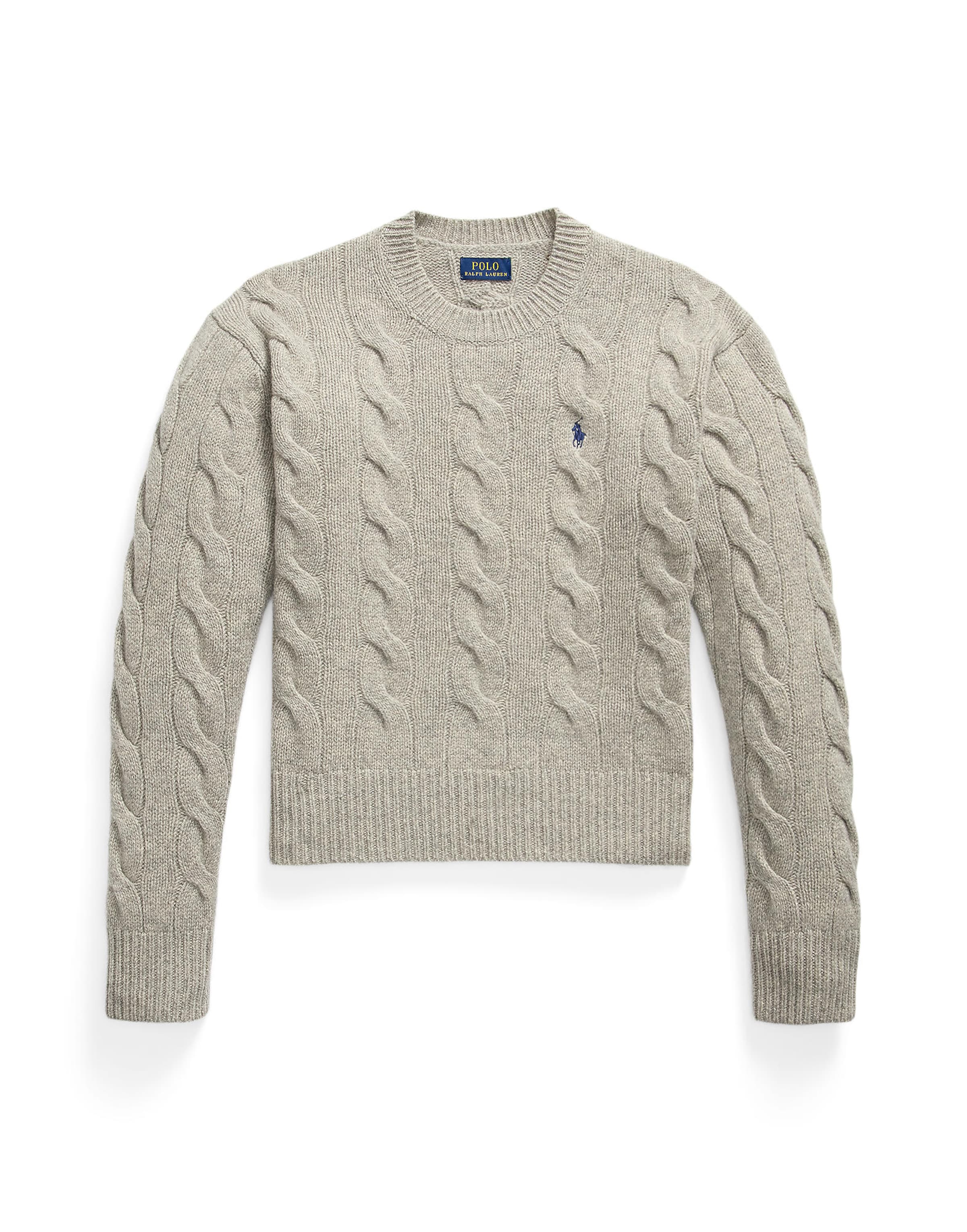 Pull-over Polo Ralph Lauren en gris : devant