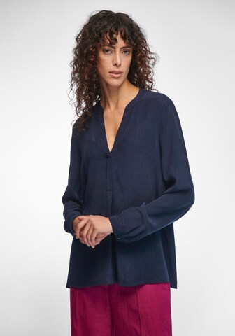 Peter Hahn Blouse in Blauw: voorkant