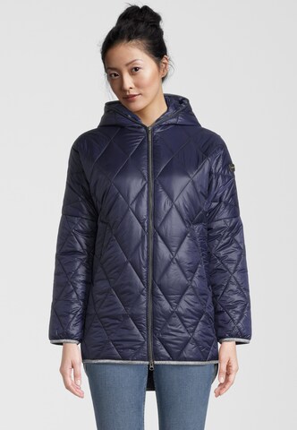 Frieda & Freddies NY Between-Season Jacket 'Thermolite' in Blue: front