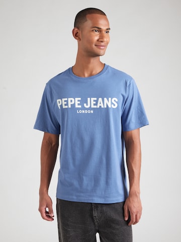 Pepe Jeans Tričko - Modrá: predná strana
